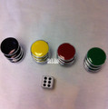 Ludo Board - Black, Red, Green & Gold : Chips & Dice