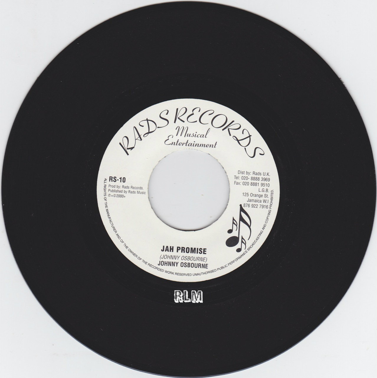 Johnny Osbourne : Jah Promise 7