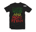 Earth Wind And More Fiyah : Rasta - T Shirt (Black) 