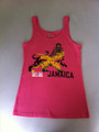 Jamaica Logo - Ladies Tank Top : T Shirt (Pink)