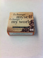 I Change Myself I Change My World : Arabian Coffee Scrub Affirmation Soap