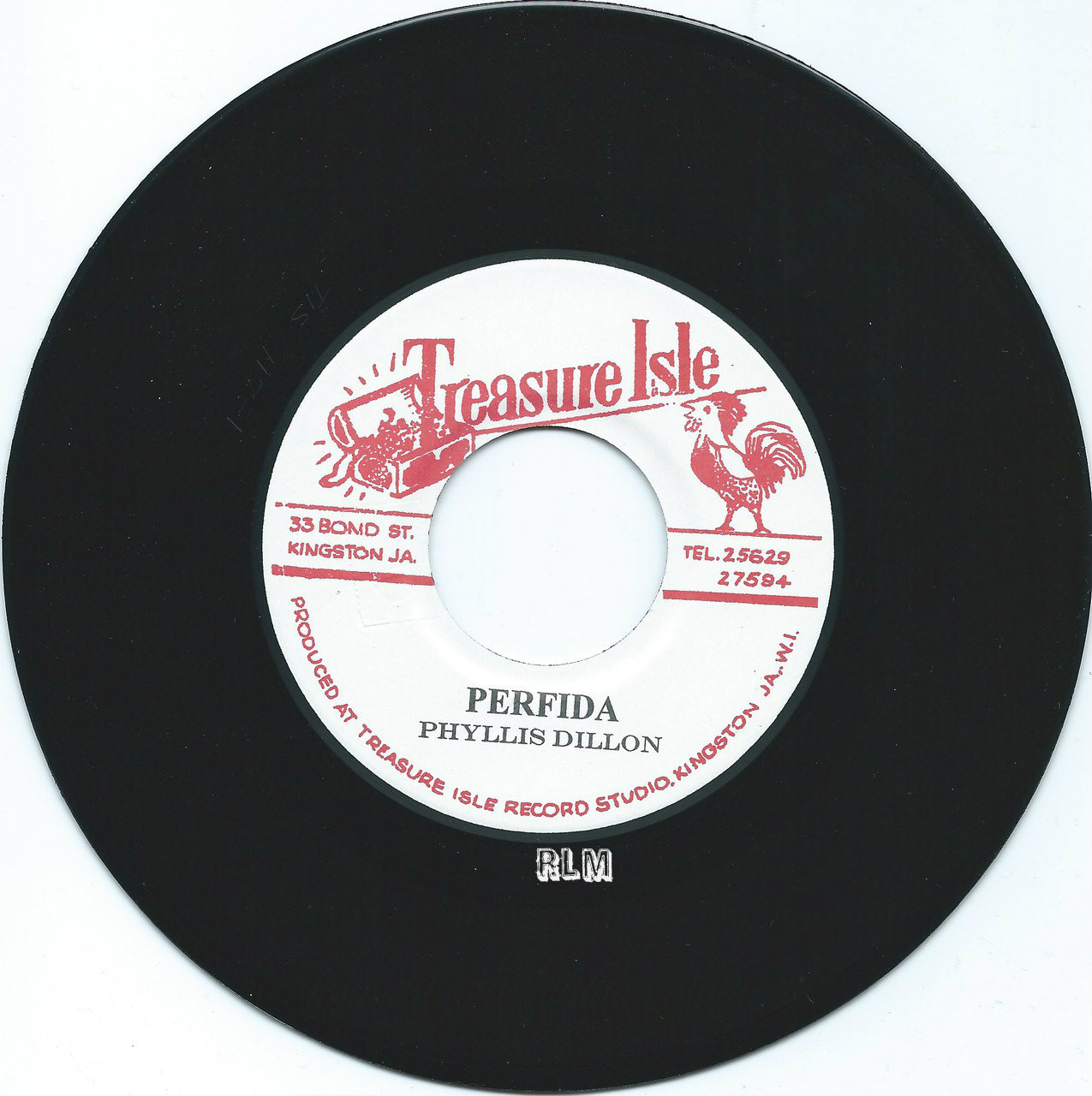 米7” Phyllis Dillon Rock Steady / Perfida none Treasure Isle /00080 Phyllis Dillon – Rock Steady / Perfida – Vinyl (7