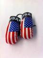 USA Flag - Mini Boxing Gloves : Red, Blue & White