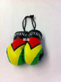 Guyana Flag - Mini Boxing Gloves : Red, Black, Green, Gold & White
