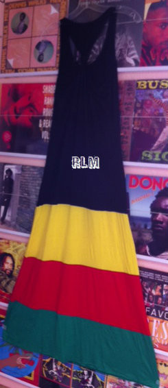 Rasta & Reggae Long Halter : Dress - Reggae Land Muzik Store