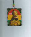 Emperor Haile Selassie - 36" Rasta Crown : Necklace & Wooden Pendant (Super Large Size Deluxe)