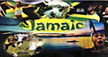 Jamaica Flag - Full Color Picture : License Plate