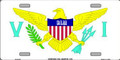 Virgin Islands Flag : License Plate