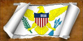 Virgin Islands Scroll Flag : License Plate