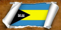 Bahamas Scroll Flag : License Plate