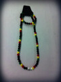 Rasta - Glass Bead : Necklace & Bracelet