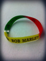 Rasta - Bob Marley : Silicone Bracelet 