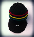 Rasta - Short Peak : Hat (Black)