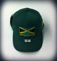 Jamaica Flag : Ball Cap (Green)