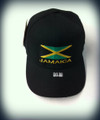 Jamaica Flag : Ball Cap (Black)
