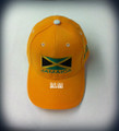 Jamaica Flag : Ball Cap (Gold)