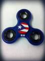 Puerto Rico Flag - Hand Spinner : Triple Hand & Fidget Spinner (Blue)