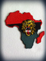 Africa Map : Embroidered Patch