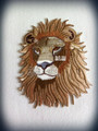 King Lion Face : Embroidered Patch
