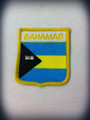 Bahamas Flag Shield : Embroidered Patch