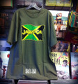 Jamaica Flag : Army Green - T Shirt