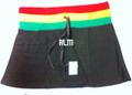 Rasta - Reggae : Mini Skirt (Dark Brown)