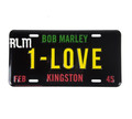 Bob Marley One Love - Kingston Feb 45 : License Plate