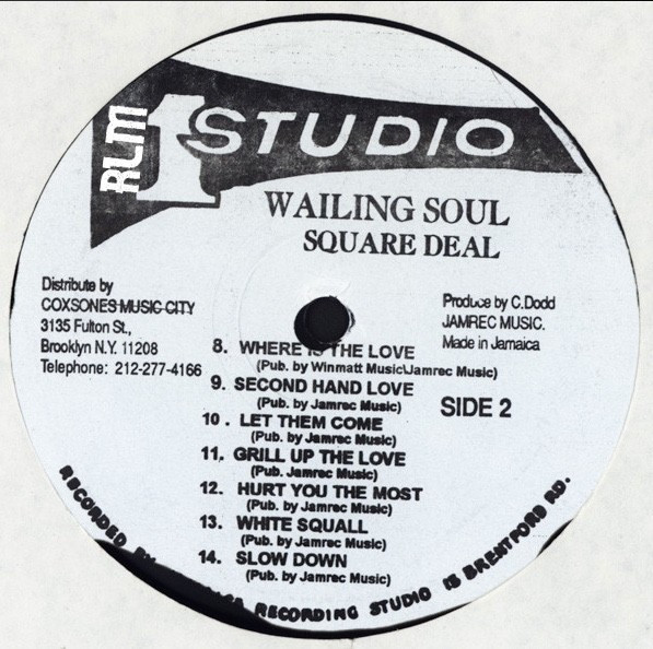 ジャマイカLP Wailing Souls Square Deal Studio One /00250 Wailing Soul – Square Deal | Releases | Discogs