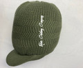 Rasta Large Peak Hat - Army Green (Tone)