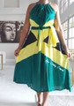 Jamaica Classic Flag - Spagetti Strap Dress
