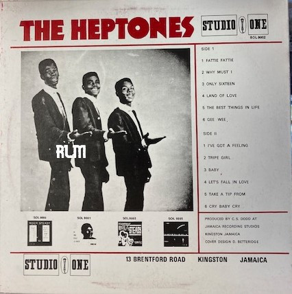The Heptones : The Heptones LP - Reggae Land Muzik Store