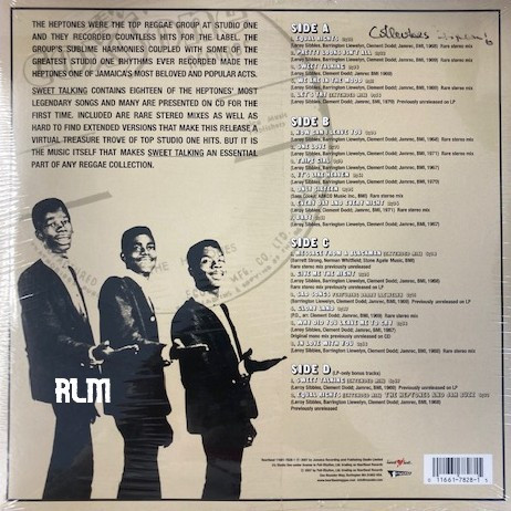 The Heptones : Sweet Talking 2LP - Reggae Land Muzik Store