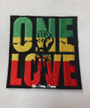 Rasta - One Love : Embroidered Patch
