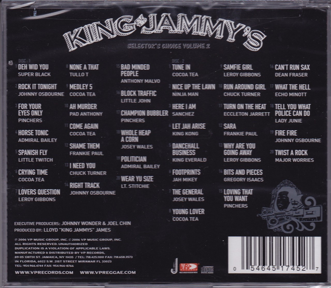 king jammys selectors choice vol 2