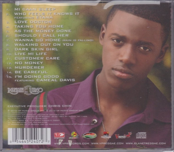 Romain Virgo : Romain Virgo CD - Reggae Land Muzik Store