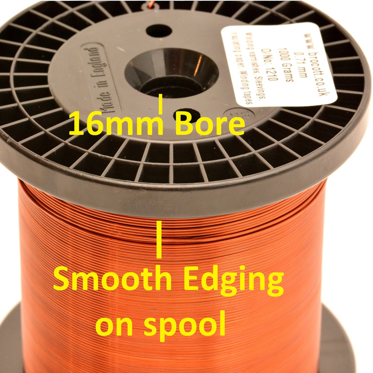 ENAMELLED COPPER WINDING WIRE 1.25mm MAGNET WIRE COIL WIRE 2KG Spool 