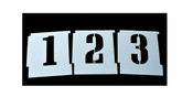 25mm 'Cargo Crate' Font, Number Set - Interlinking Mylar Polyester Stencil Kit, Alphabet Template