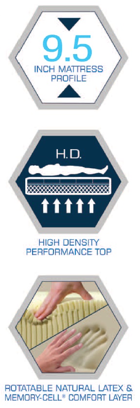 Gemini 9.5 Inch Mattress Digital Air Bed