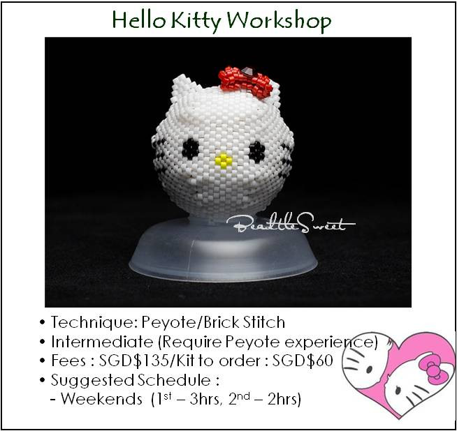 Jewelry Making Course Hello Kitty Stitching Workshop