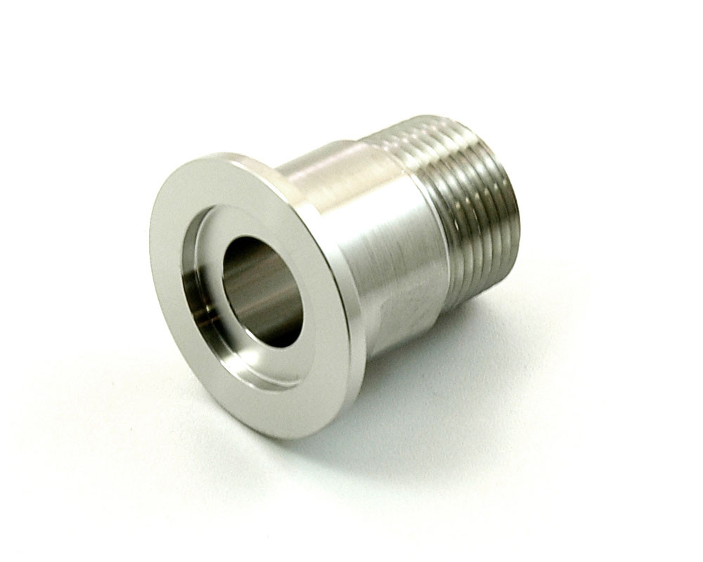 KF25 Flange to 3/4 Male Pipe Thread (NPT) Adapter, Stainless Steel ...