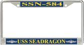 USS Seadragon SSN-584 License Plate Frame