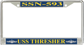 USS Thresher SSN-593 License Plate Frame