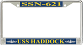 USS Haddock SSN-621 License Plate Frame