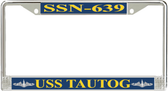 USS Tautog SSN-639 License Plate Frame