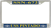 USS Pintado SSN-672 License Plate Frame