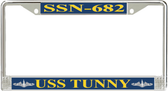 USS Tunny SSN-682 License Plate Frame
