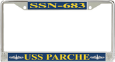 USS Parche SSN-683 License Plate Frame