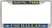 USS Dallas SSN-700 License Plate Frame