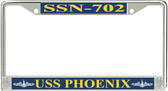USS Phoenix SSN-702 License Plate Frame