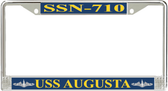 USS Augusta SSN-710 License Plate Frame